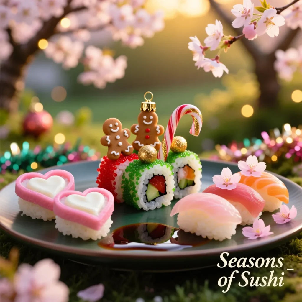 Seasonal Sushi Love Puns 