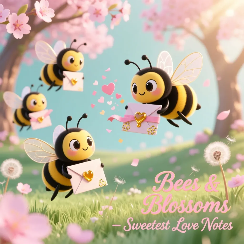 Bee Valentine Card Message Puns