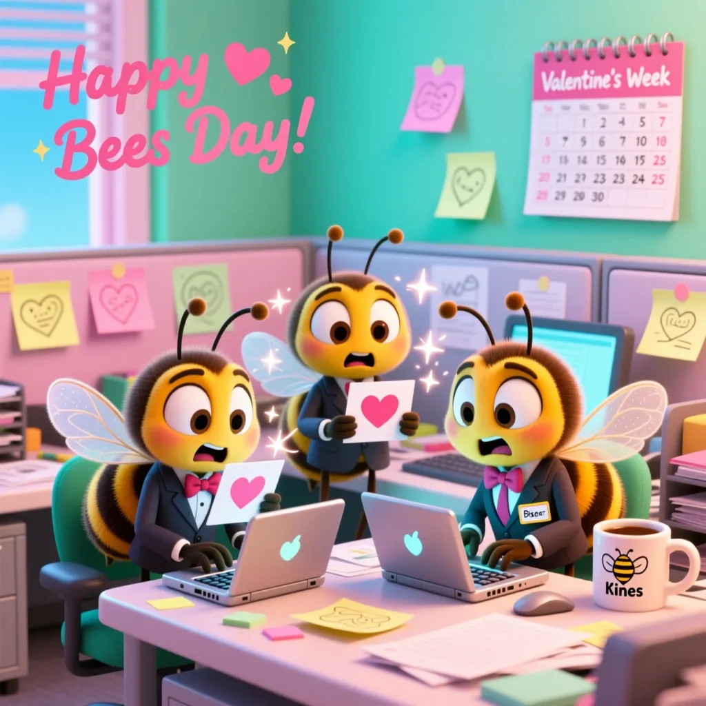  Bee Work & Office Valentine Puns