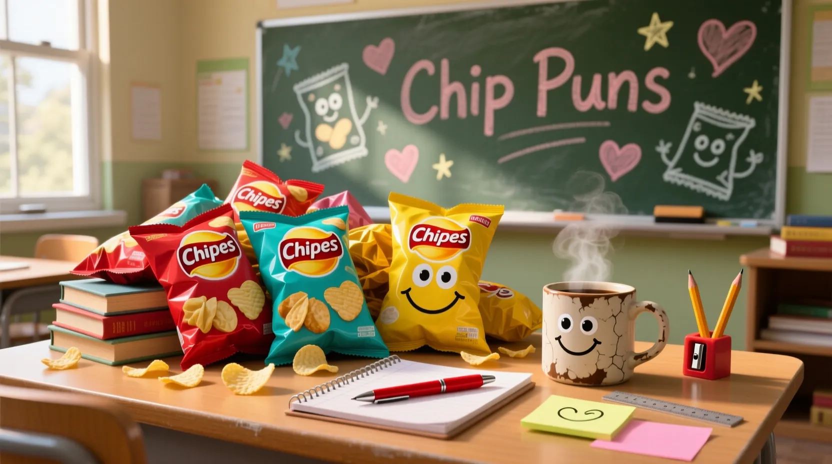 Chip Puns for Teachers