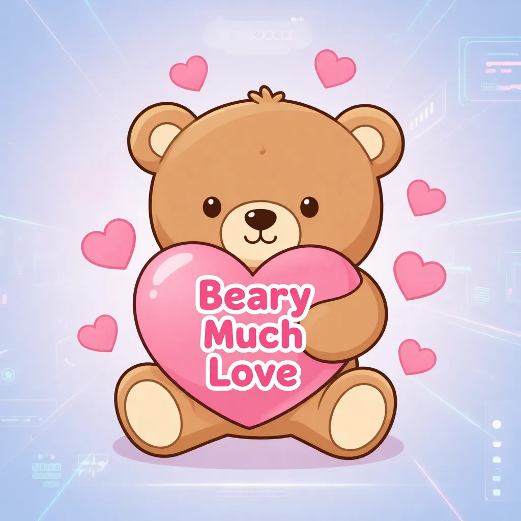 Cute Bear Valentines Puns