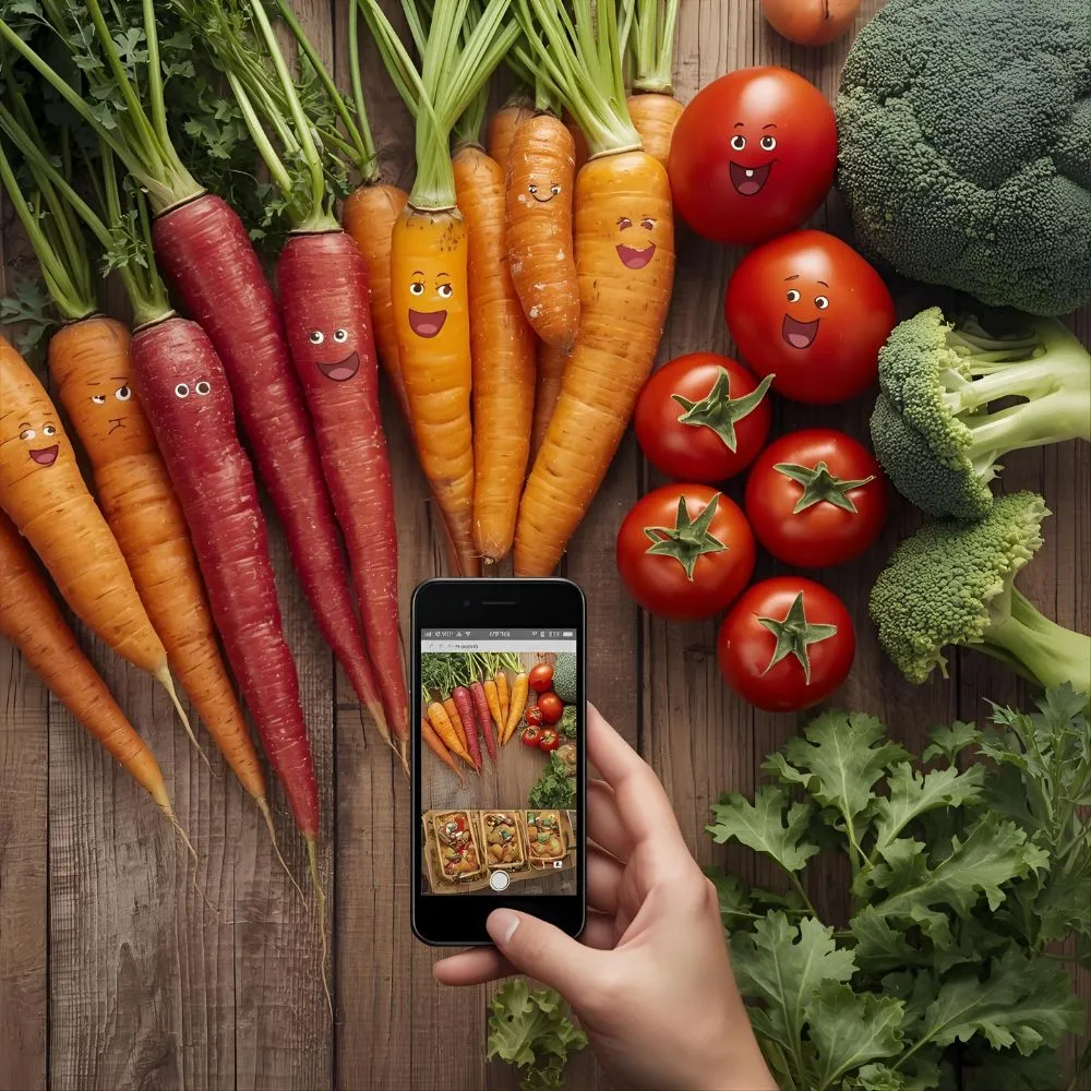 Instagram Caption Veggie Lines 