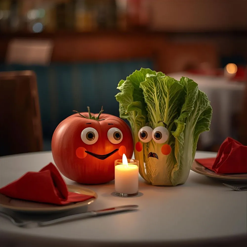  Romantic Vegetable Puns