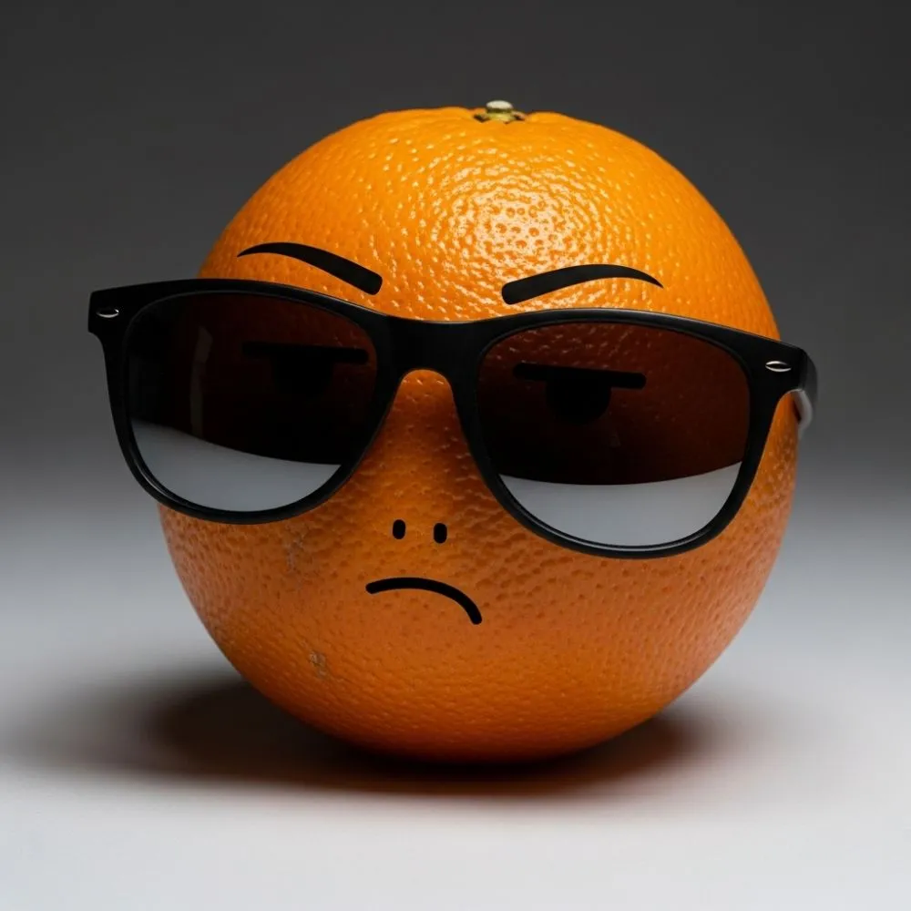  Sarcastic Orange Puns Captions