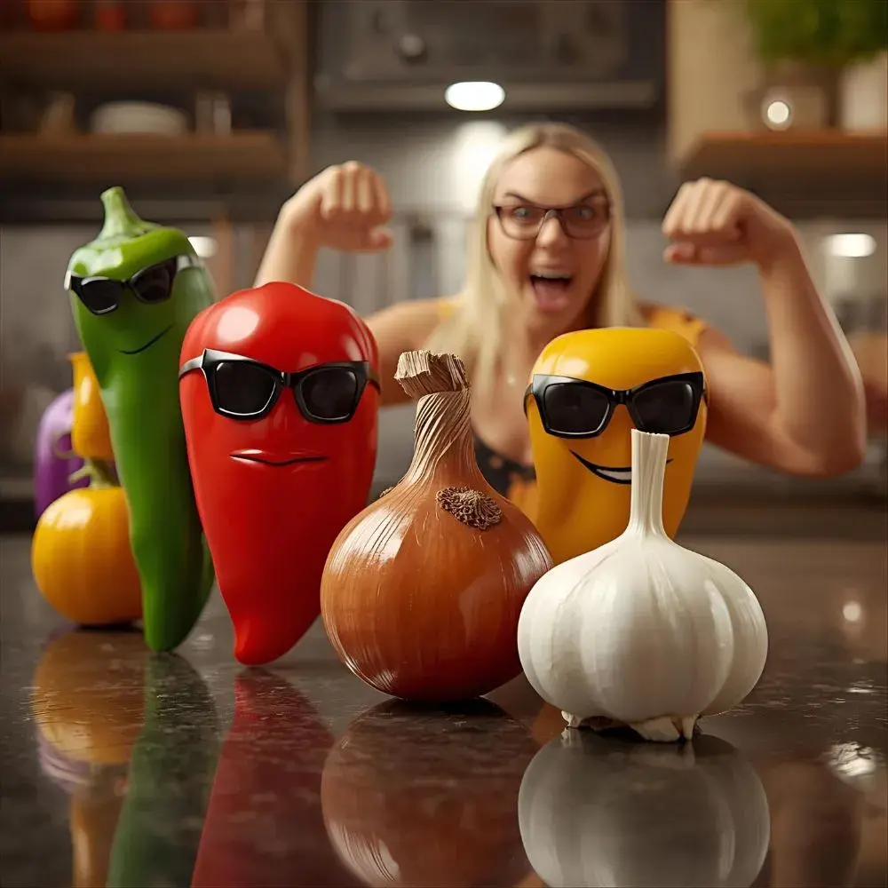 Spicy & Bold Vegetable Puns