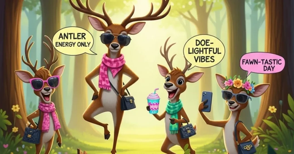 Antler Puns for Captions