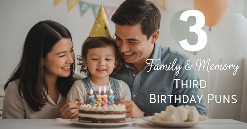  Family & Memory Third Birthday Puns