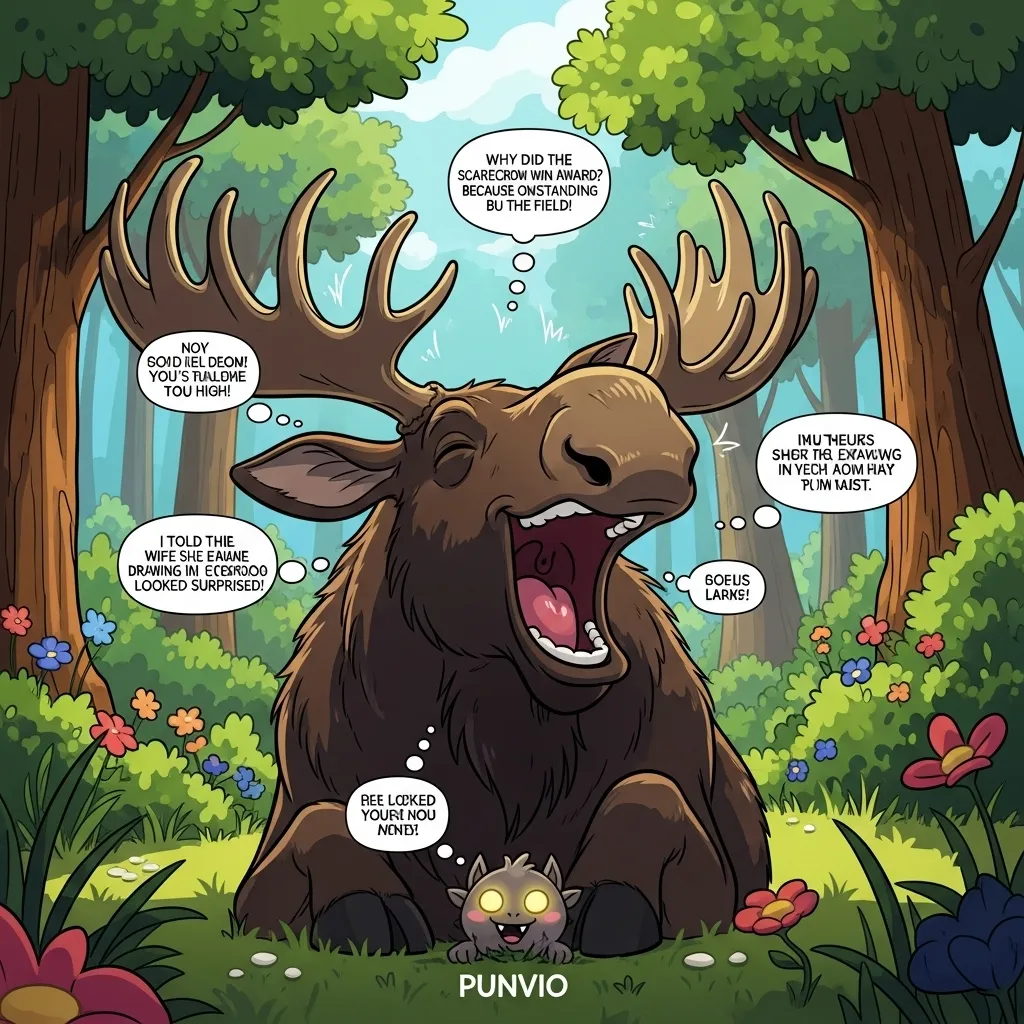 Funny Moose One Liners