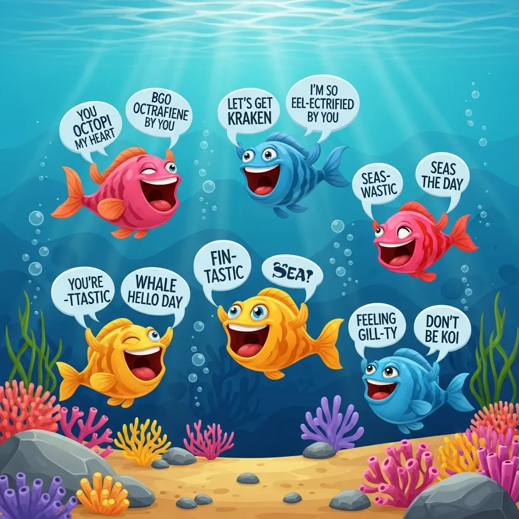   Funny Relationship Fish Puns