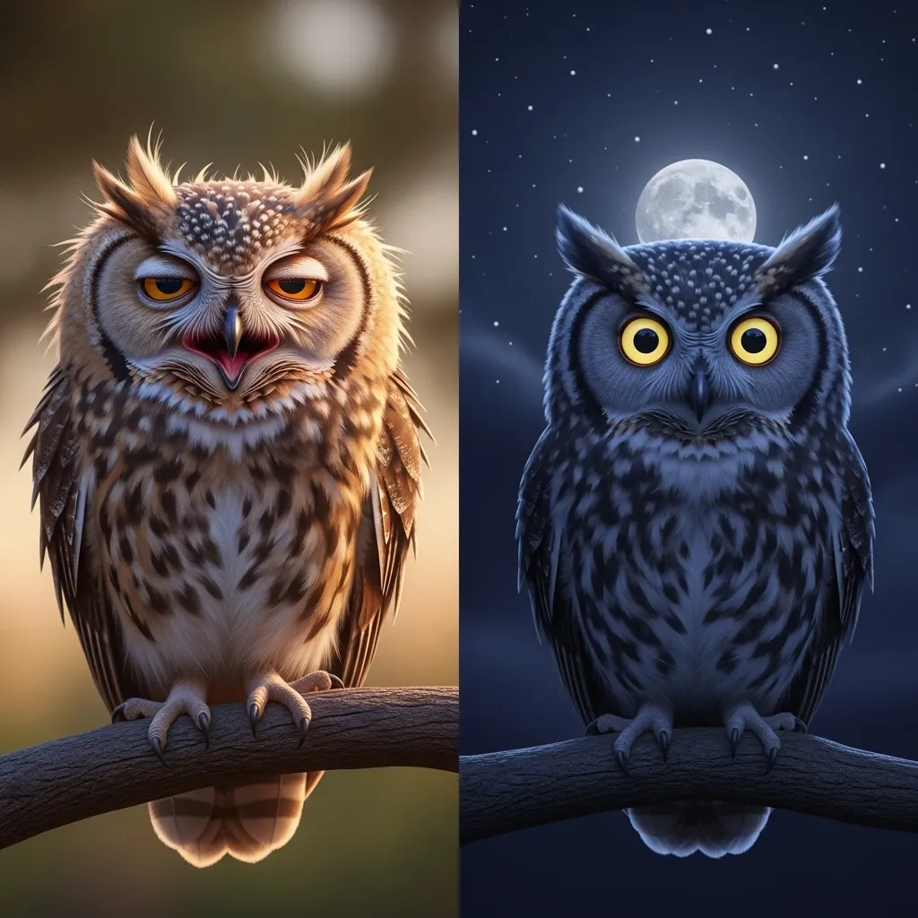 Night and Morning Owl Puns