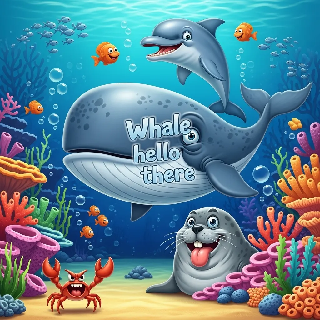 Ocean Animal Pun Memes