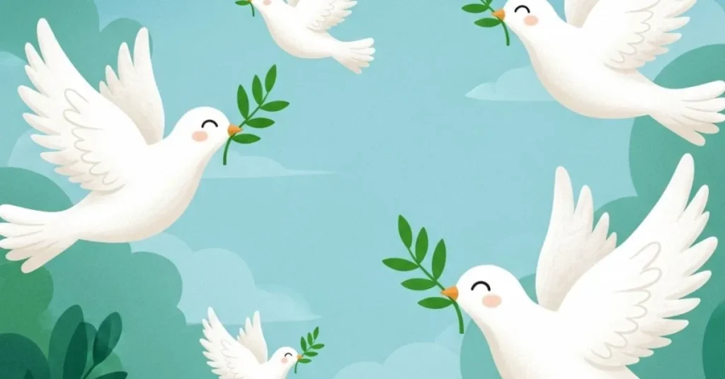 Peace-Themed Dove Puns