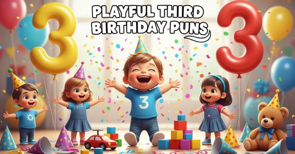 Playful Third Birthday Puns