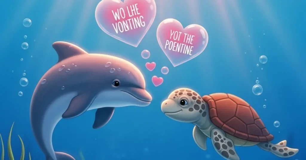 Romantic Sea Life Puns 