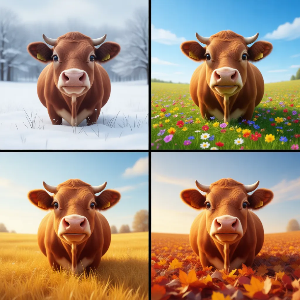 Seasonal Cow Puns