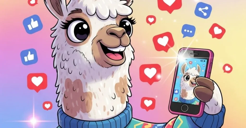  Social Media & Instagram Llama Puns