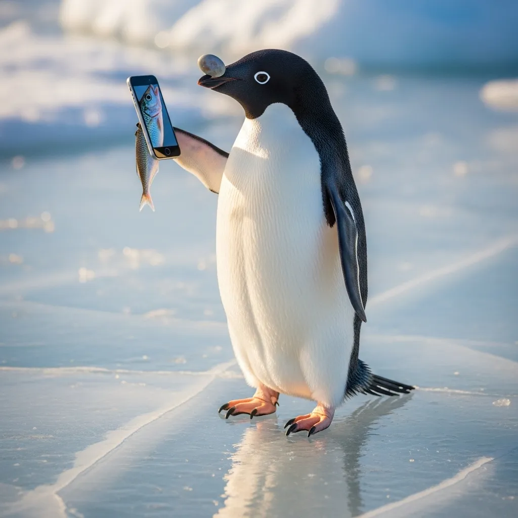 Social Media Penguin Love Puns 