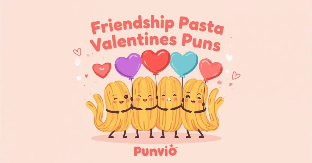 Friendship Pasta Valentines Puns