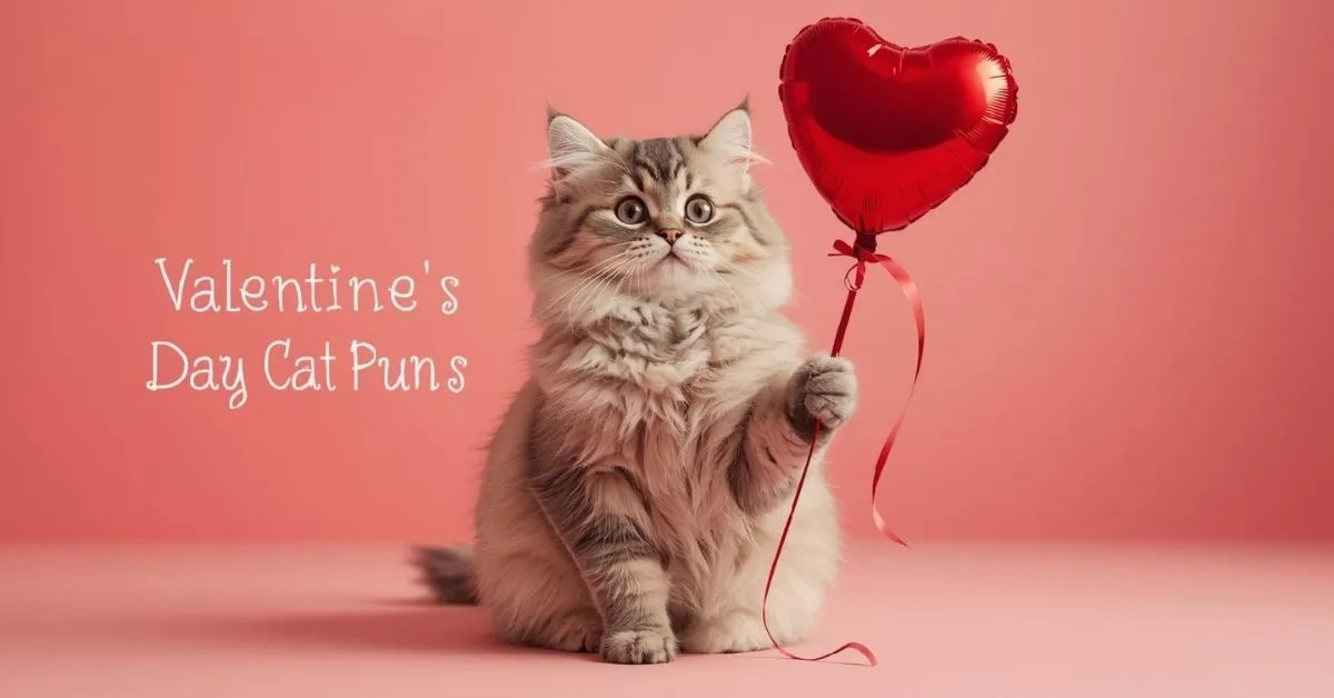 Valentine’s Day Cat Puns