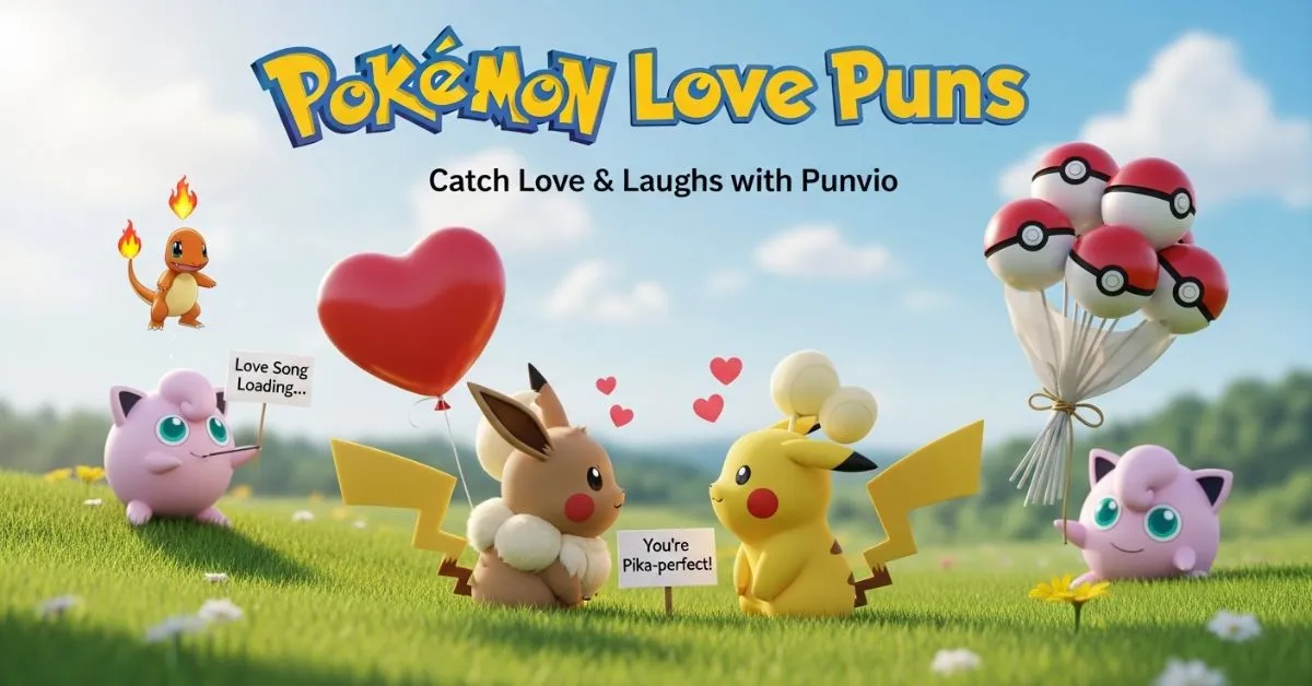 Pokemon Love Puns