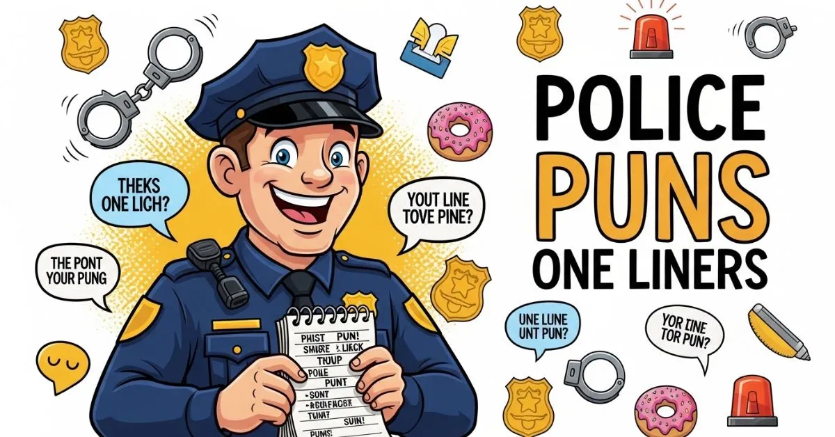 Police Puns One Liners