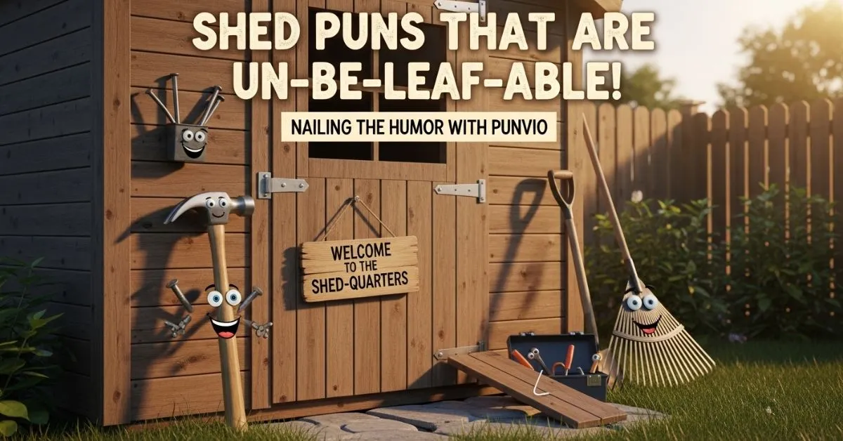 Shed puns