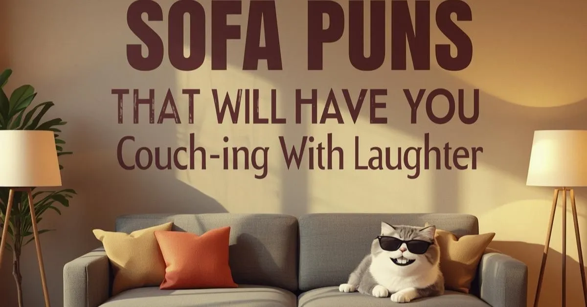 Sofa Puns