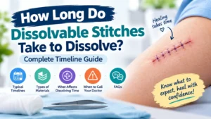 how long does it take for dissolvable stitches to dissolve
