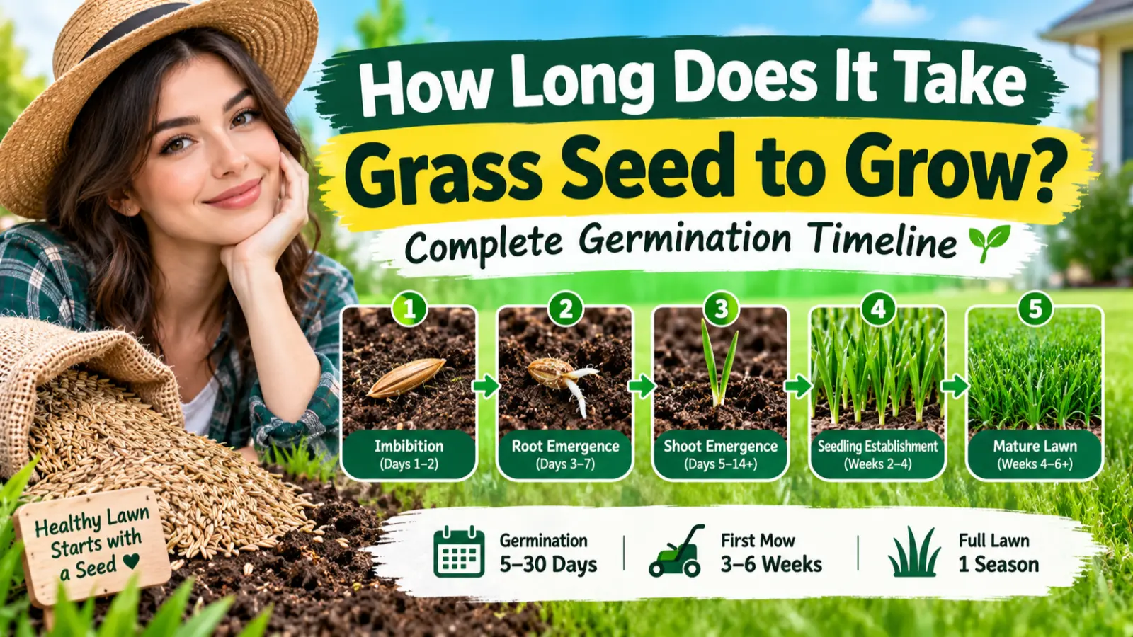 how long does it take grass seed to grow