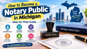 how to become a notary in michigan