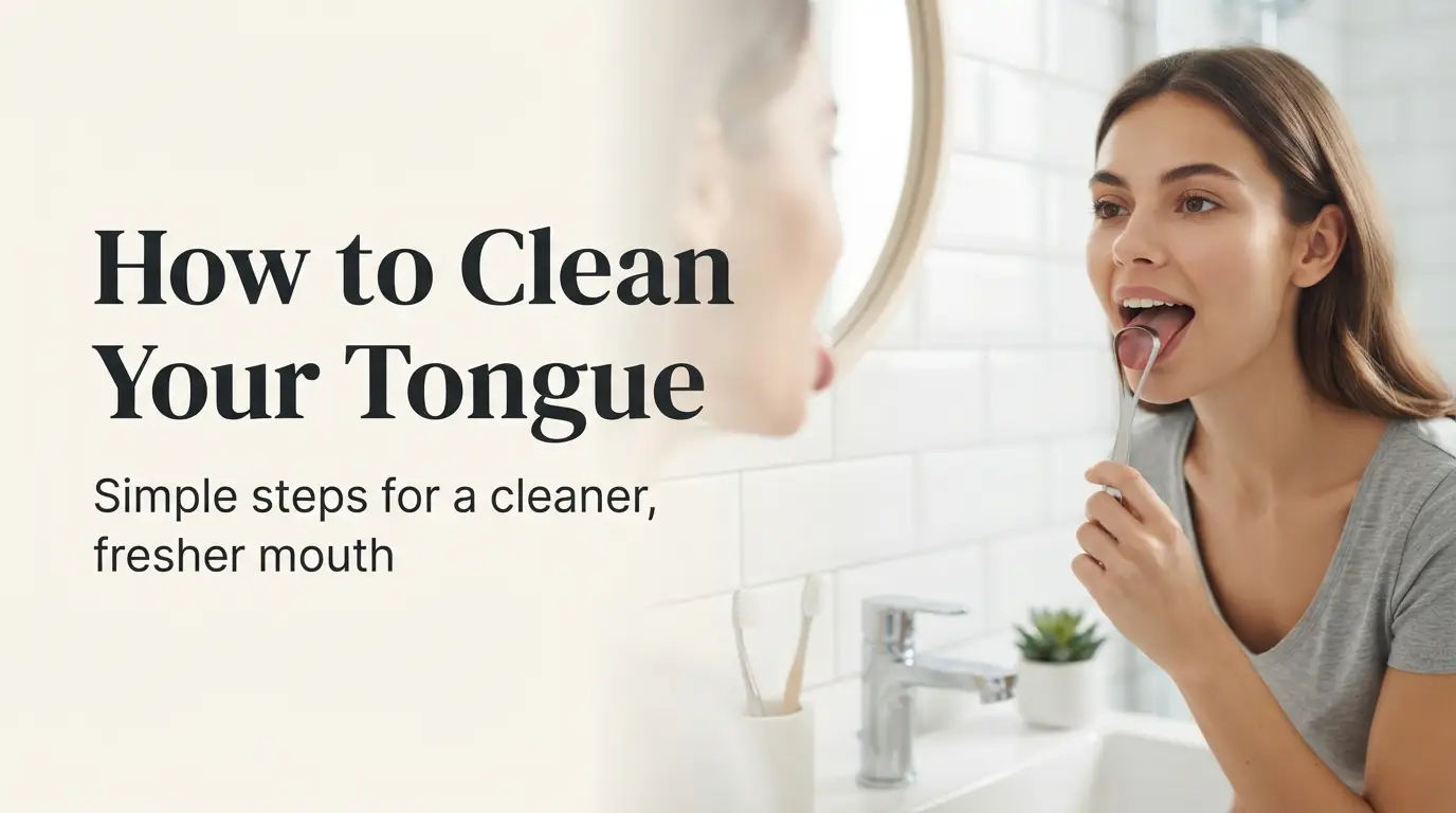 how to clean your tongue