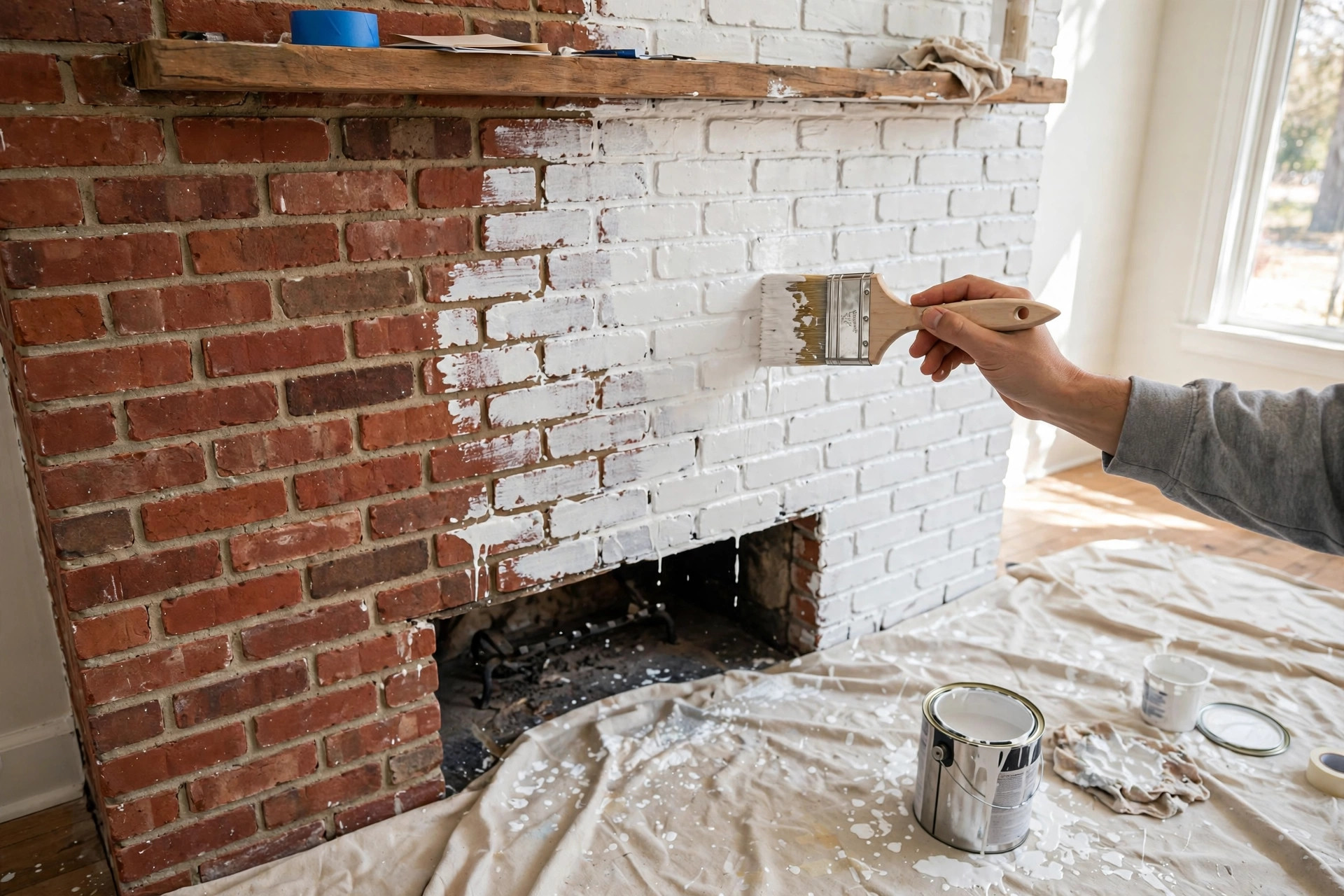 How To Whitewash Brick