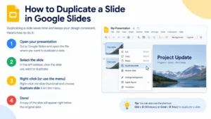 how to duplicate a slide in google slides
