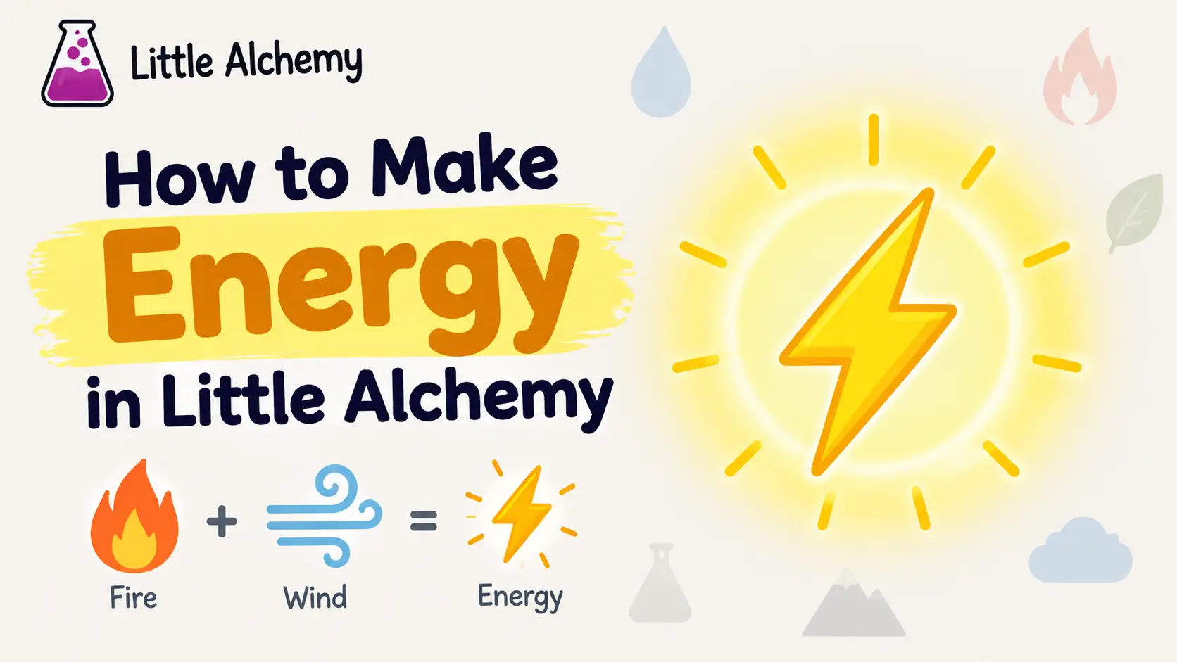 How to Make Energy in Little Alchemy